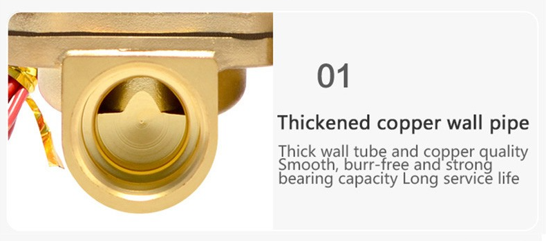 Thickened copper wall pipe