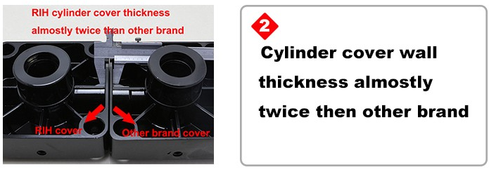 Cylinder cover wallthickness 