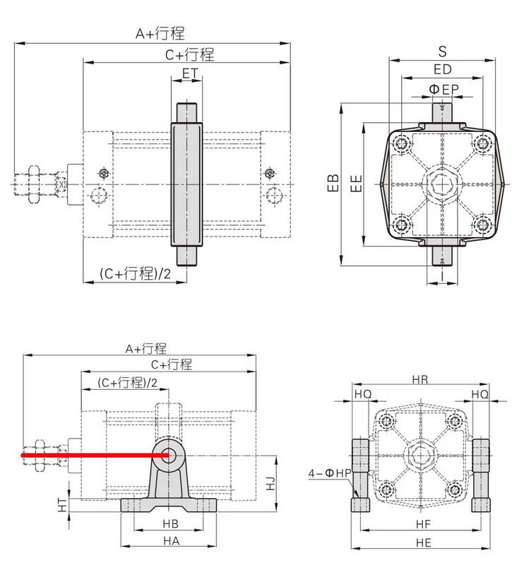 Standard Pneumatic Cylinder