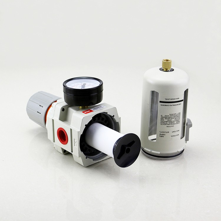 Pneumatic Filter And Regulator AW Series Switches Oil Water Separation Moisture Regulator