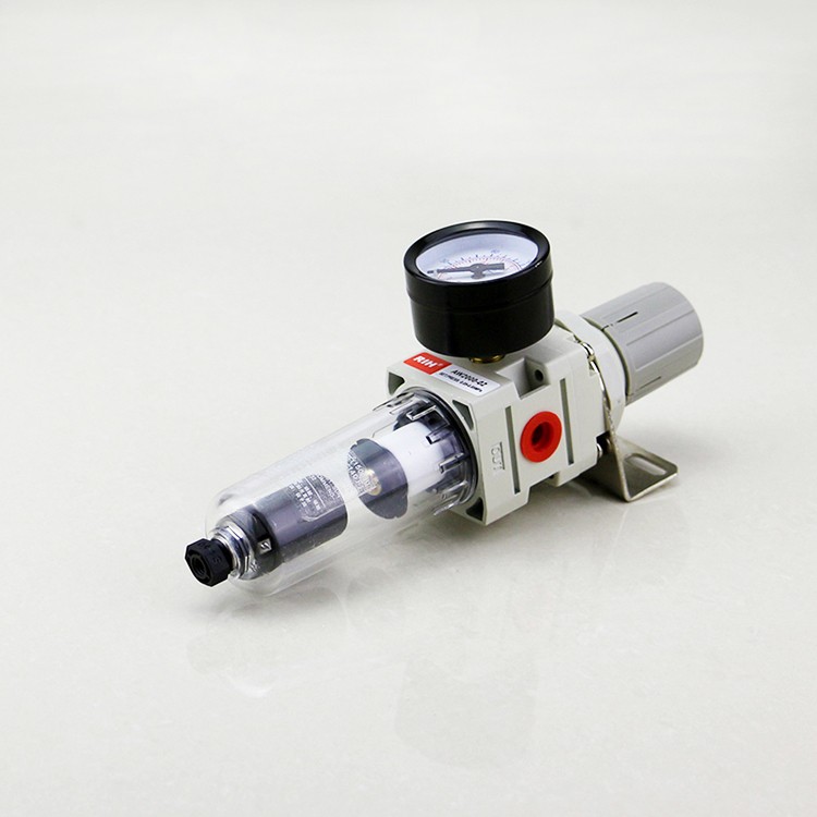 Pneumatic Air Filter Regulator AW Series Oil Water Separation Moisture Auto Drain Regulator