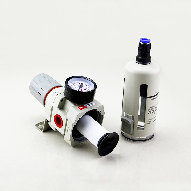 Pneumatic Filter And Regulator AW Series Oil Water Separation Moisture Auto Drain Regulator