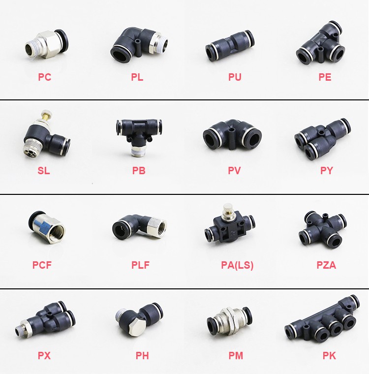 Types Of Pneumatic Fittings