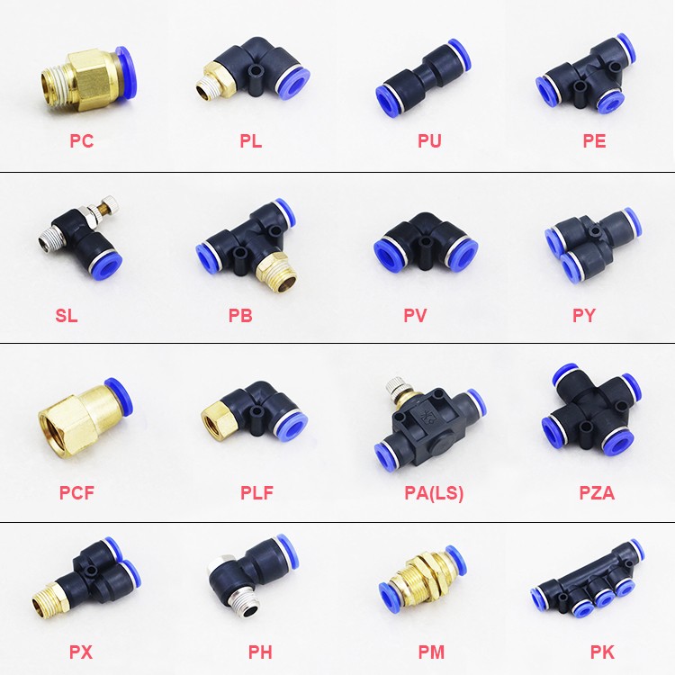 Types Of Pneumatic Fittings