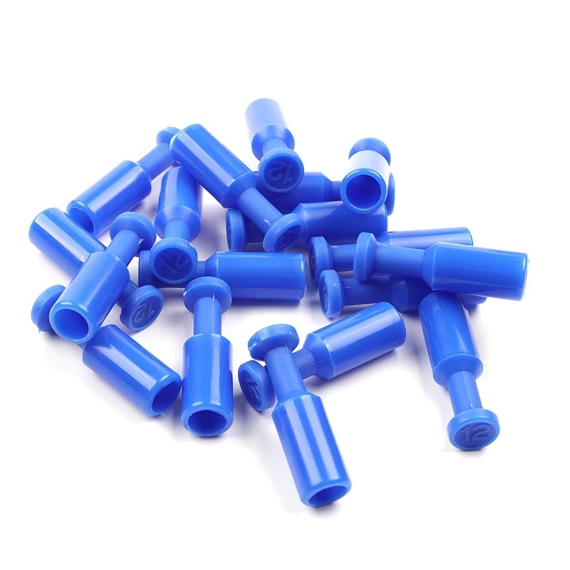 Pneumatic Blanking Plug Blue Color Nylon Blanking Plug Hose Tube Dustproof Seal Connector