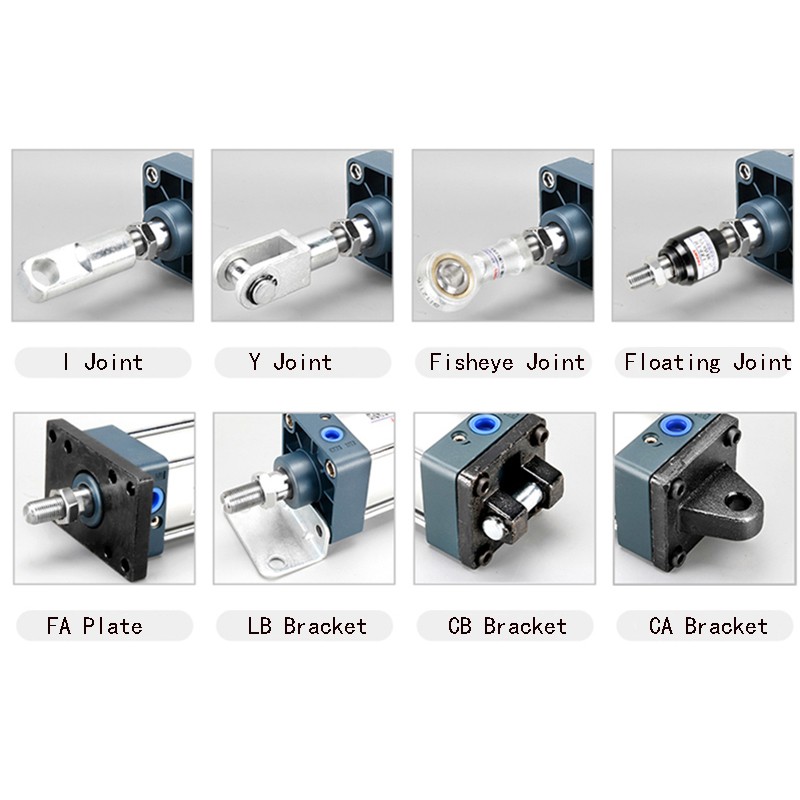 Single Ear Connector CA Series SC/SU Standard Cylinder Mounting Bracket Cylinder Fixed Base