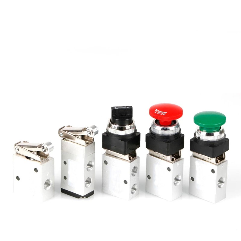 Mechanical Valve JM Series 3/2 Way Pneumatic Manual Switch Threaded External Control Valve