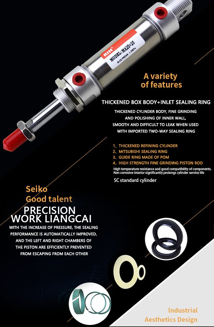 Double Acting Pneumatic Cylinders For Sale