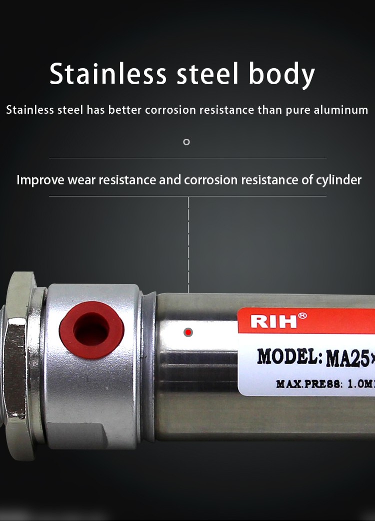 Types Of Double Acting Pneumatic Cylinder