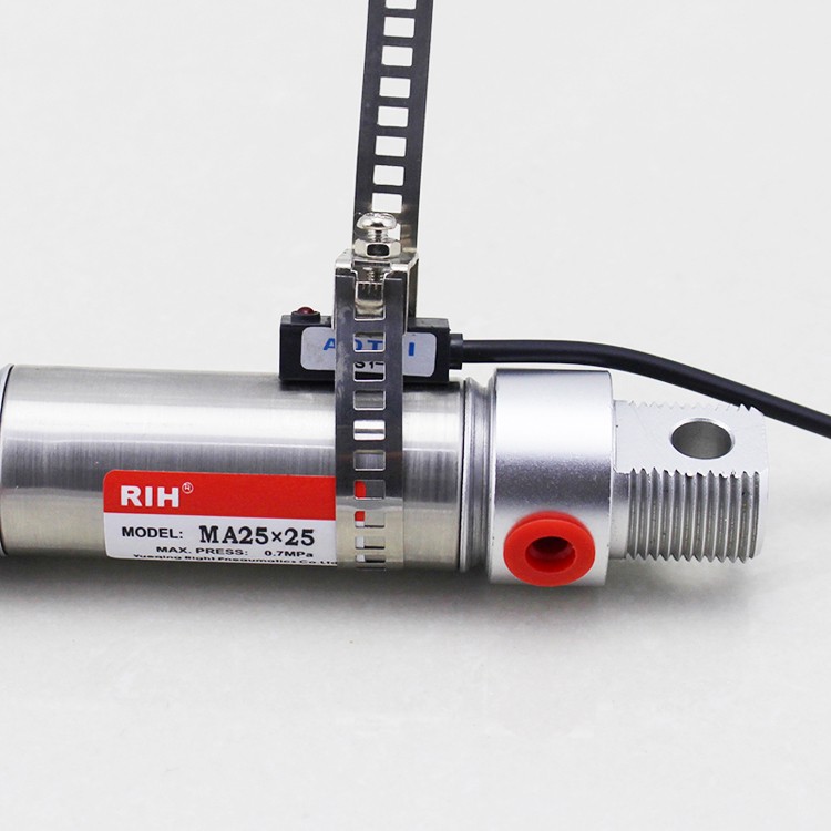 Double Acting Pneumatic Cylinders For Sale MA Series Stainless Steel Mini Cylinder Manufacturer