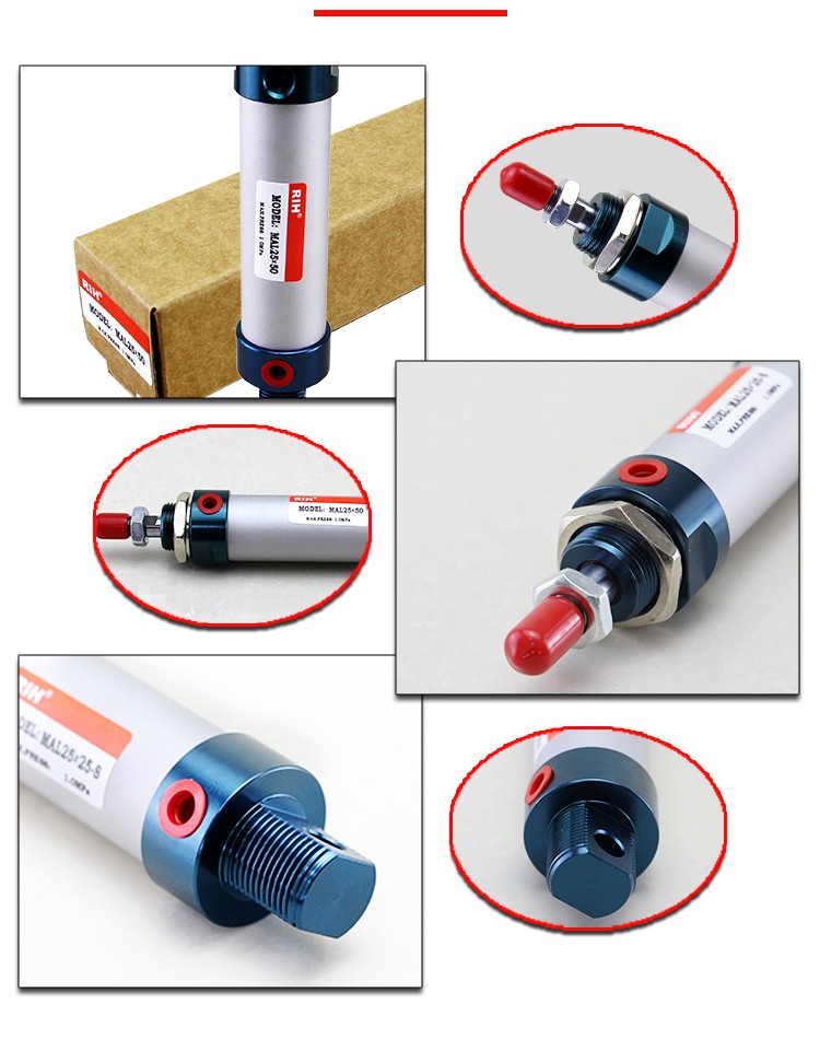 Types Of Double Acting Pneumatic Cylinder