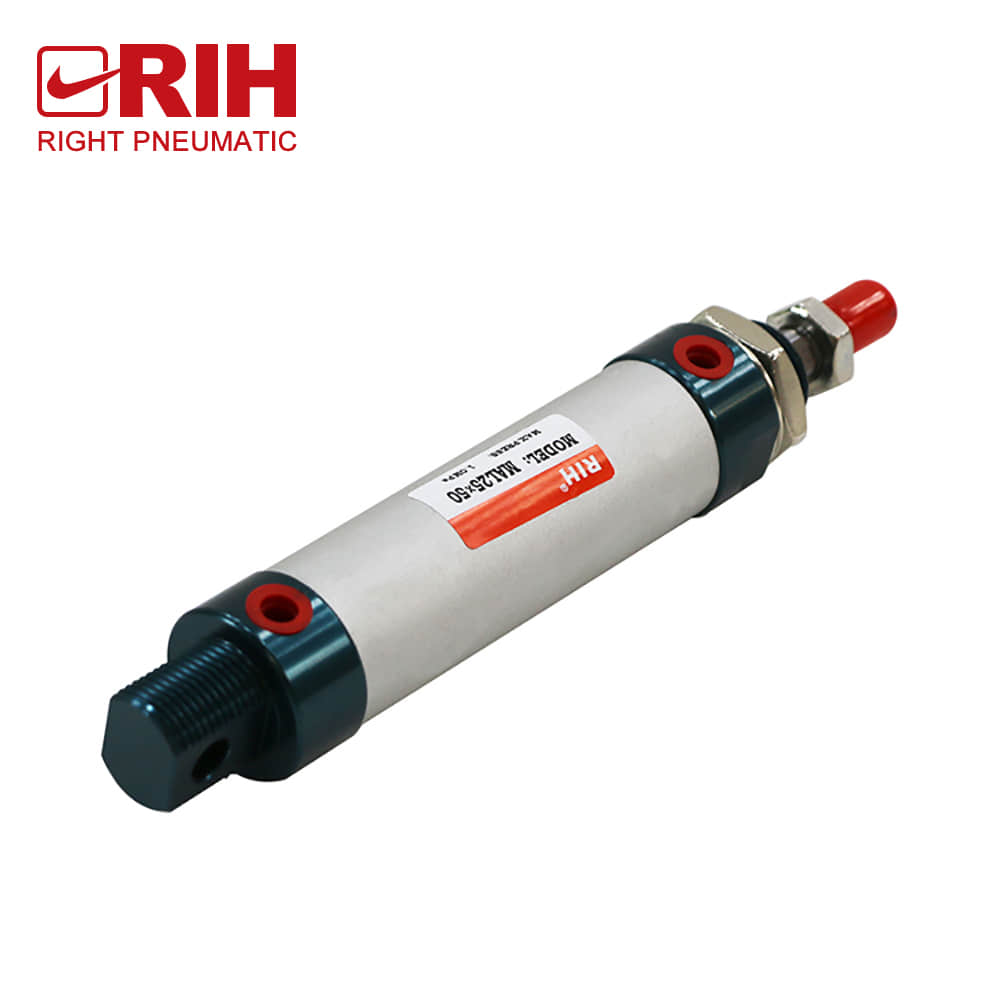 Cylinder Type Mal Series G1/8 Slim Small Mini Adjustable Pneumatic Aluminum Cylinder With Magnet