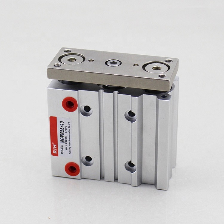 Air Pneumatic Cylinder MGPM Series Compact Dual-guide Side Bearings Pneumatic Cylinder