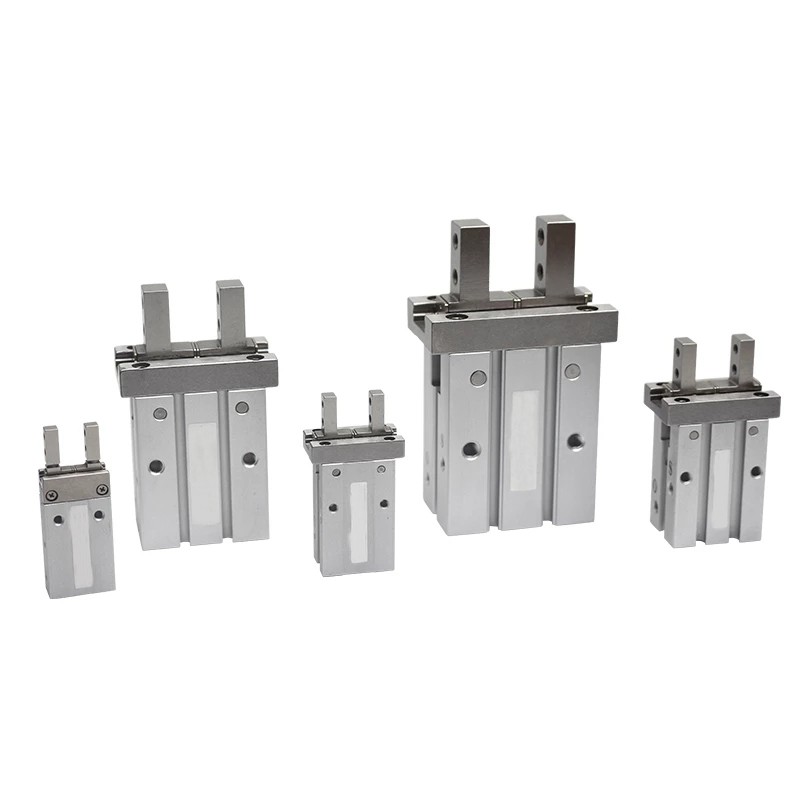 Types Of Pneumatic Cylinders Supplier MHZ2 Series Parallel Type Air Finger Manufacturer