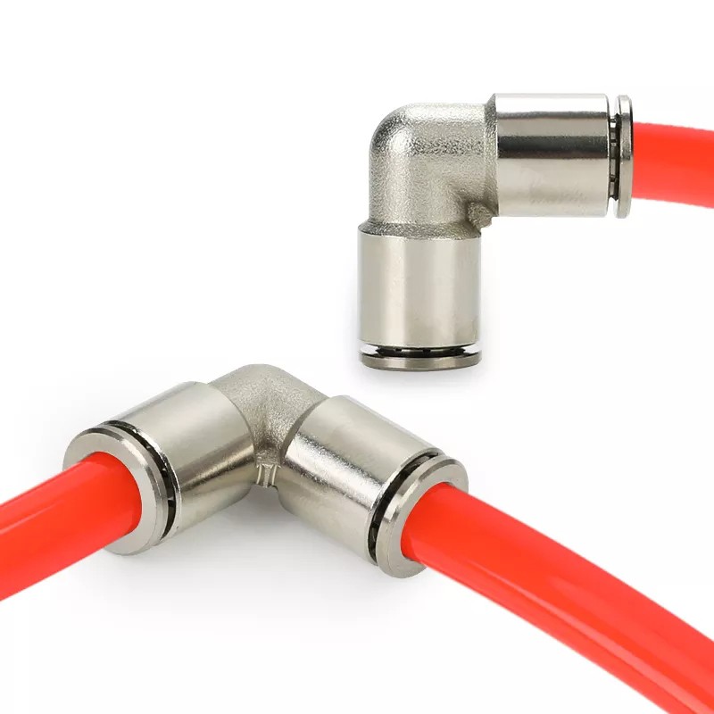 Quick Disconnect Pneumatic Hose Fittings Supplier Metal Series Push-In Air Connector Manufacturer