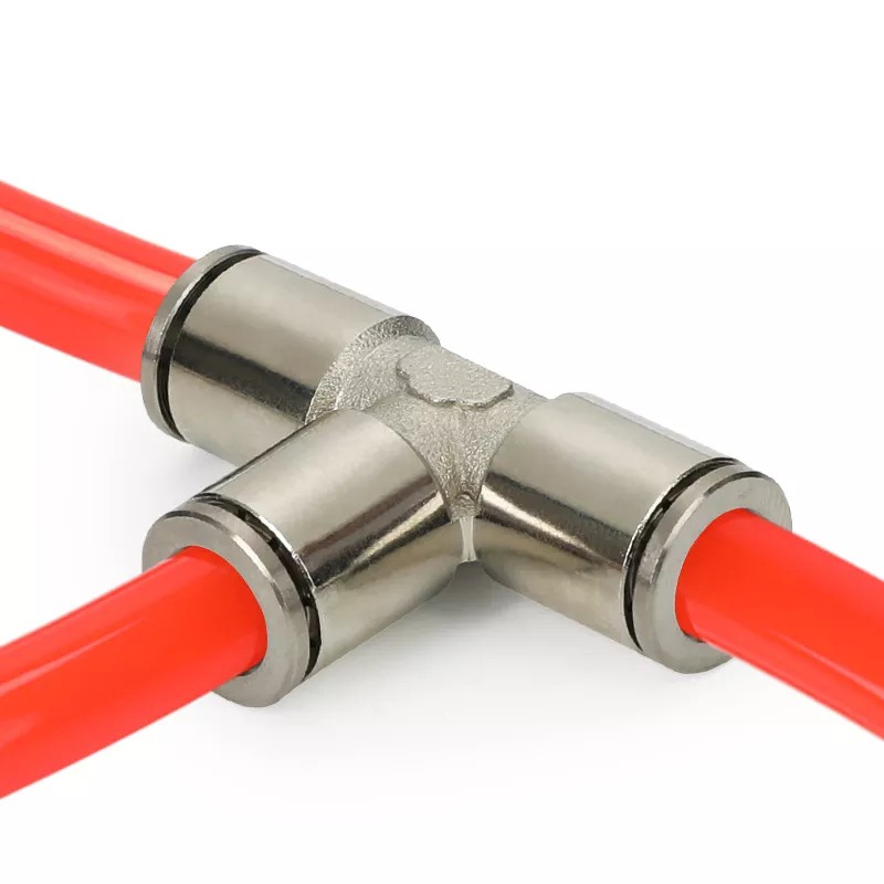 Quick Disconnect Pneumatic Hose Fittings Supplier Metal Series Push-In Air Connector Manufacturer