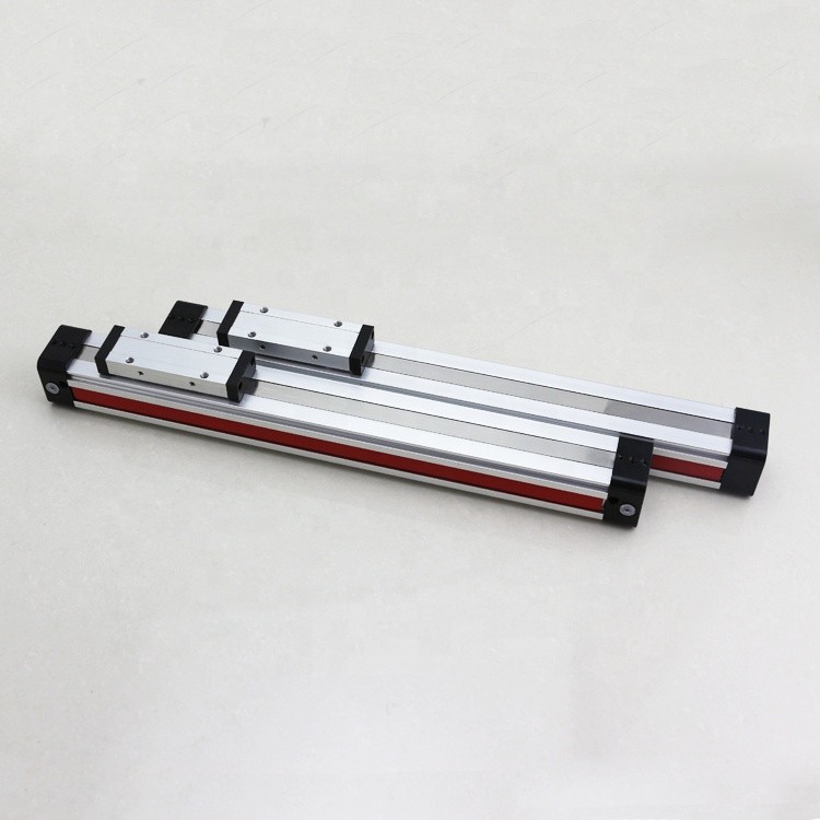 Top Air Pneumatic Cylinder OSP Series Slide Mechanical Jointed Rodless Guide Liner Rail Cylinder