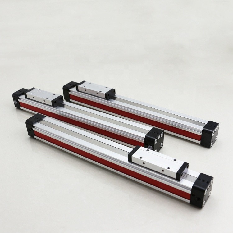 Pneumatics Cylinders OSP Series Slide Mechanical Jointed Rodless Guide Liner Rail Air Cylinder