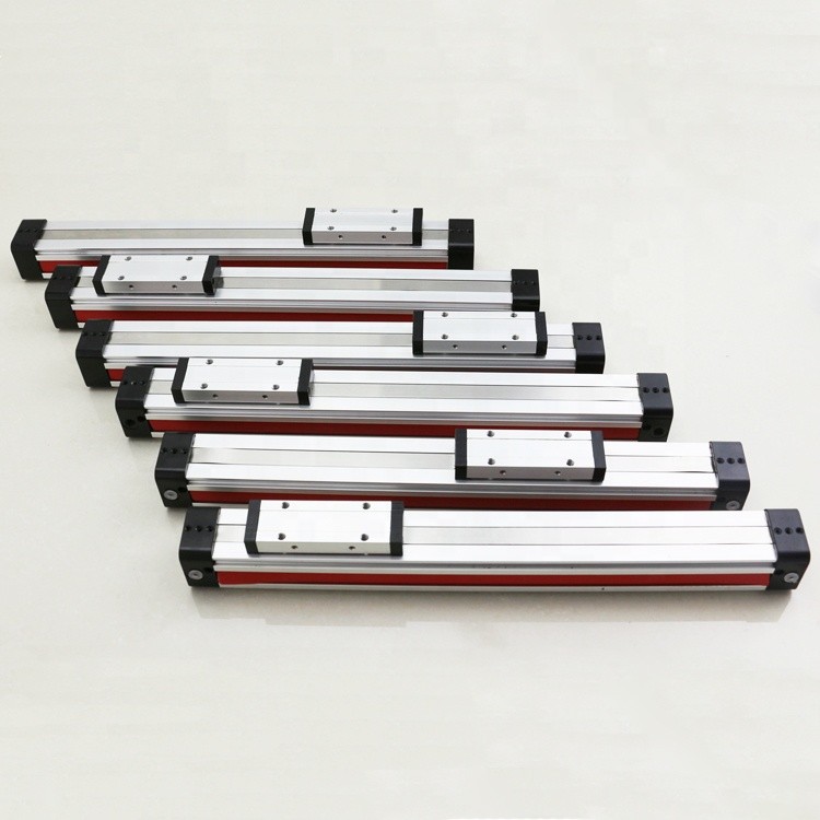 Pneumatic Cylinder Manufacturer OSP Slide Mechanical Jointed Rodless Guide Liner Rail Air Cylinder