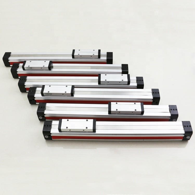 Types Of Pneumatic Cylinders OSP Slide Mechanical Jointed Rodless Guide Liner Rail Air Cylinder