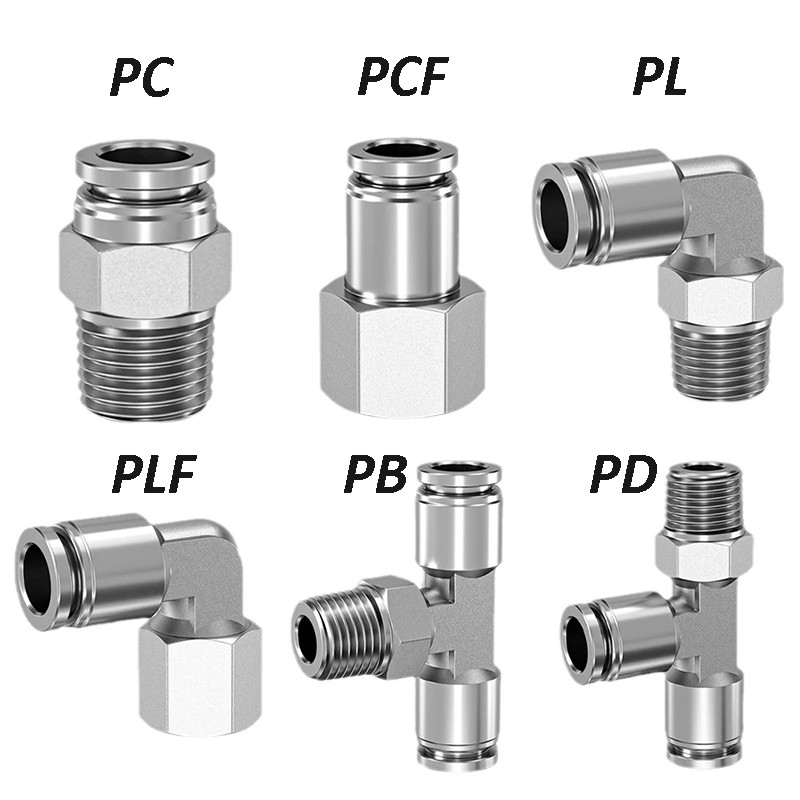 Pneumatic Push-To-Connect Fitting