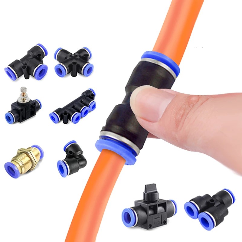 Air Pneumatic Fitting Supplier Plastic Series Push-In Pneumatic Fittings Manufacturer