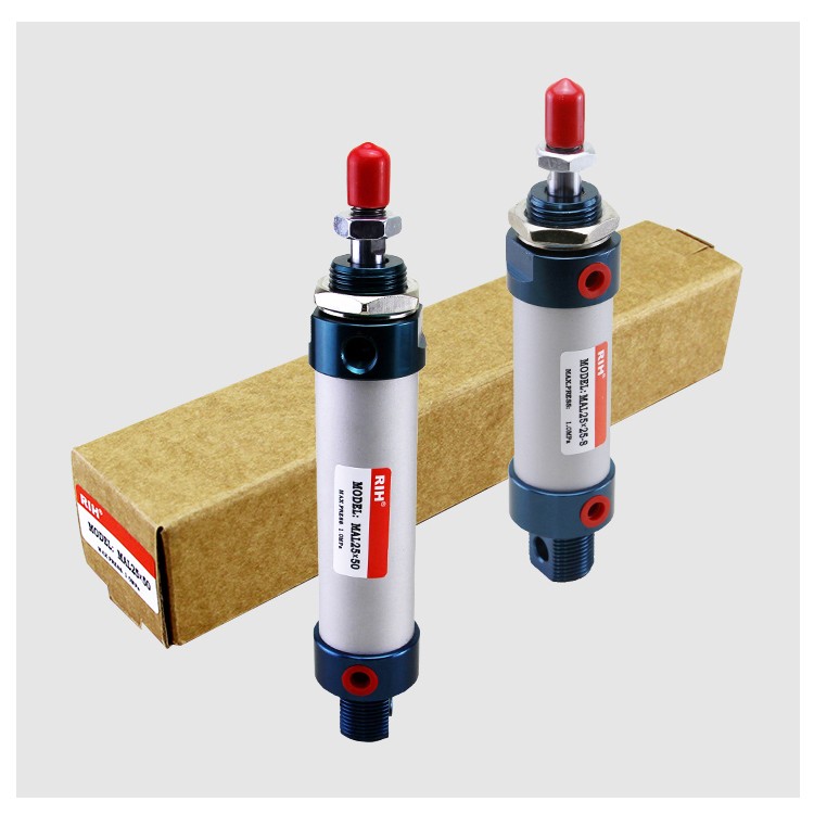 Single Acting Cylinder Pneumatic Suppliers MAL Series Aluminum Alloy Mini Air Cylinder Manufacturers