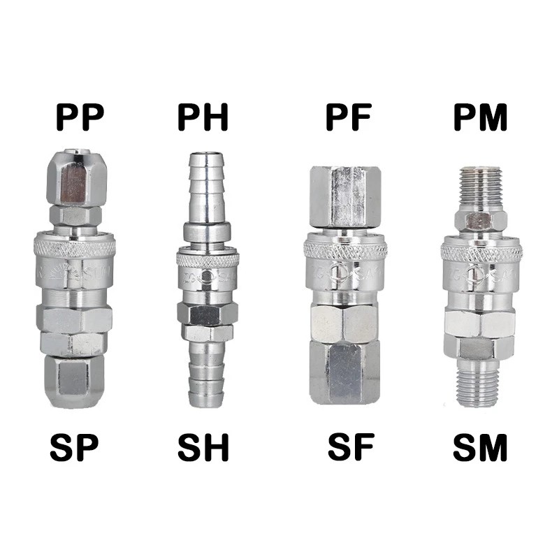 Quick Disconnect Pneumatic Hose Fittings C Type Quick Coupling High Pressure Air Connector