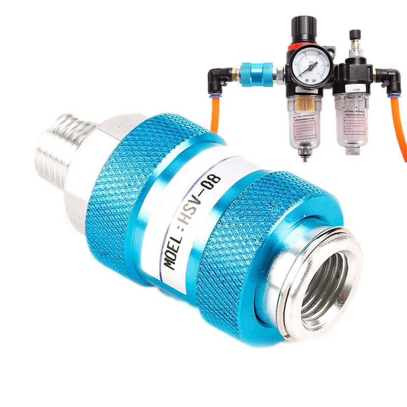 Hand Slide Switch HSV Series Pneumatic Manual Slide Valve Flow Control Exhaust Valve
