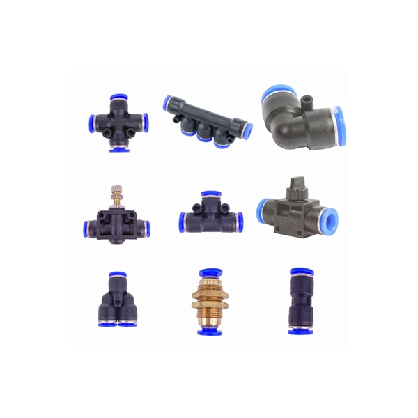 Air Pneumatic Fitting Supplier Plastic Series Push-In Pneumatic Fittings Manufacturer