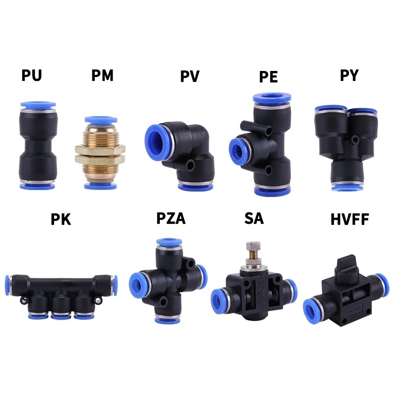 Best Fitting Pneumatic Supplier Plastic Series Push-In Air Fittings Manufacturer
