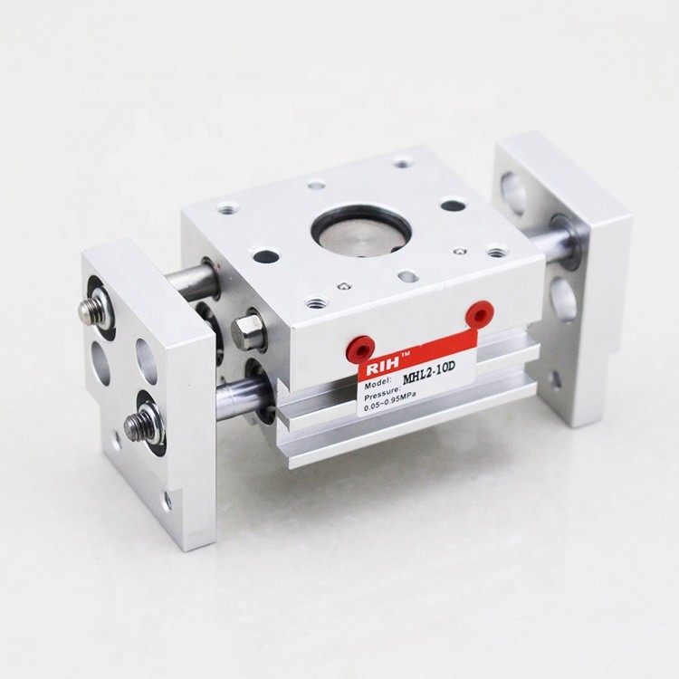 Best Pneumatic Cylinder Brands Supplier MHL2 Series Angular Guide Air Gripper Finger Manufacturer