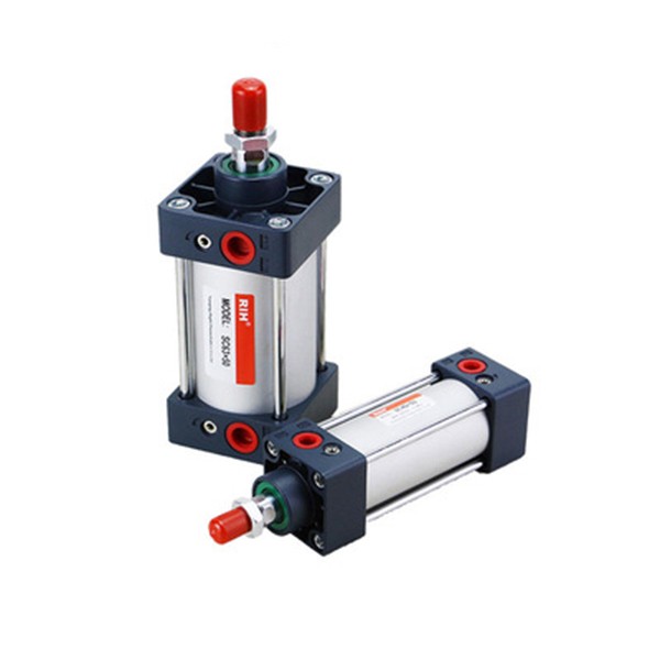 Double Rod Pneumatic Cylinder Supplier SC Series Double Acting Standard Air Cylinder Manufacturer