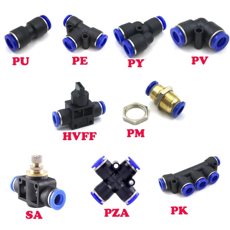 Plastic Pneumatic Fitting Supplier Plastic Series Push-In Air Fittings Manufacturer