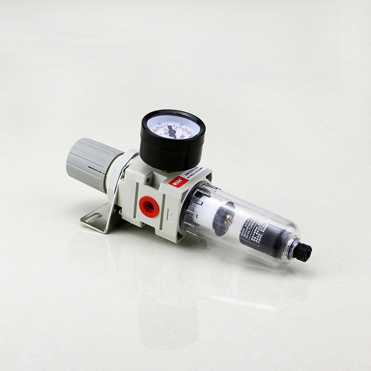 Pneumatic Air Filter Regulator AW Series Oil Water Separation Moisture Auto Drain Regulator