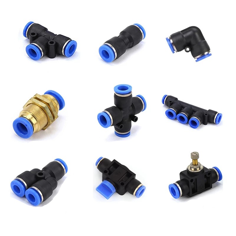 Pneumatic Connectors Fittings Supplier Plastic Series Push-In Air Fittings Manufacturer