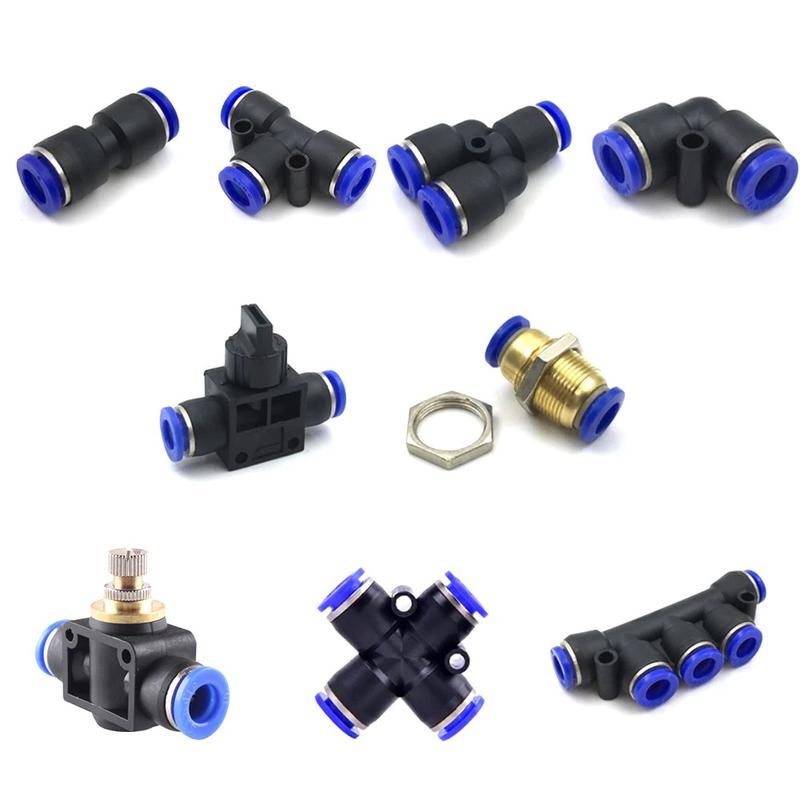 Pneumatic Fittings Suppliers Plastic Series Push-In Air Fittings Manufacturer