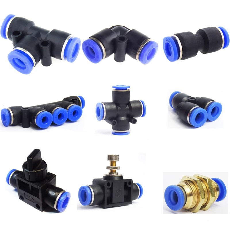 Pneumatic Fittings Supplier Plastic Series Push-In Air Fittings Manufacturer