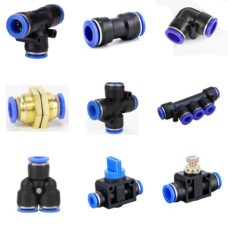 Pneumatic Push Fittings Supplier Plastic Series Push-In Air Fittings Manufacturer