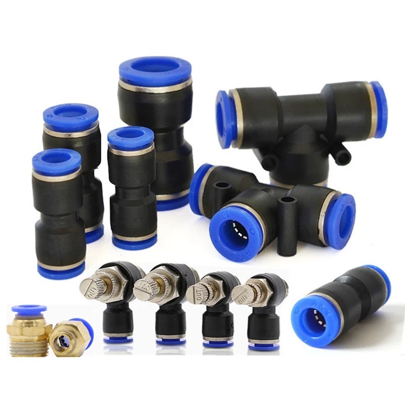 Pneumatic Push To Connect Fittings Supplier Plastic Series Push-In Air Fittings Manufacturer