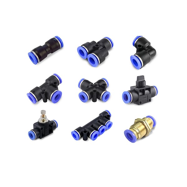 Push To Connect Pneumatic Fittings Supplier Plastic Series Push-In Air Fittings Manufacturer