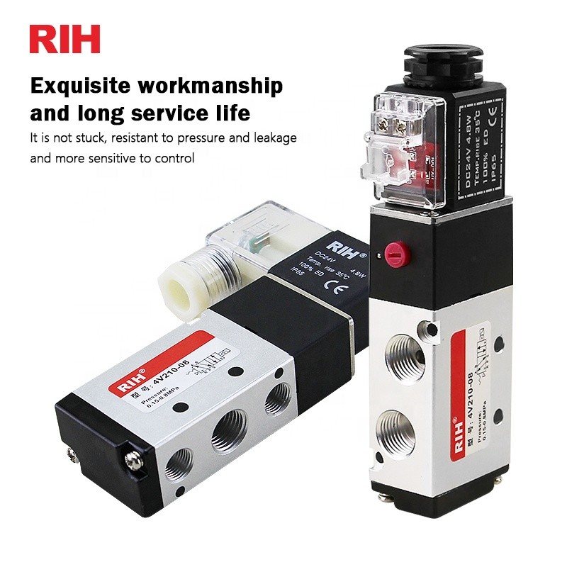 Pneumatic Solenoid Valves Suppliers 4V Series 4V210-08 Solenoid Valve Pneumatic Manufacturers