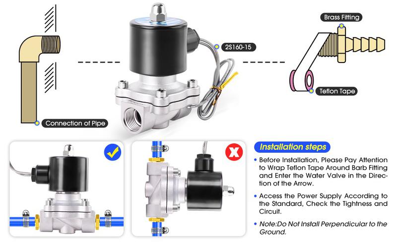 Water Solenoid Valve 24VDC