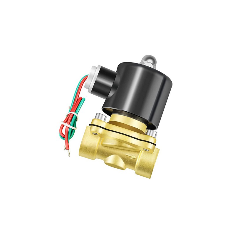 Water Solenoid Valve 12V 2W Series 2W160-15 Brass Electric Solenoid Valve Manufacturer