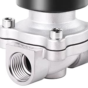 Water Solenoid Valve 2S Series Stainless Steel Normally Closed Electric Solenoid Valve