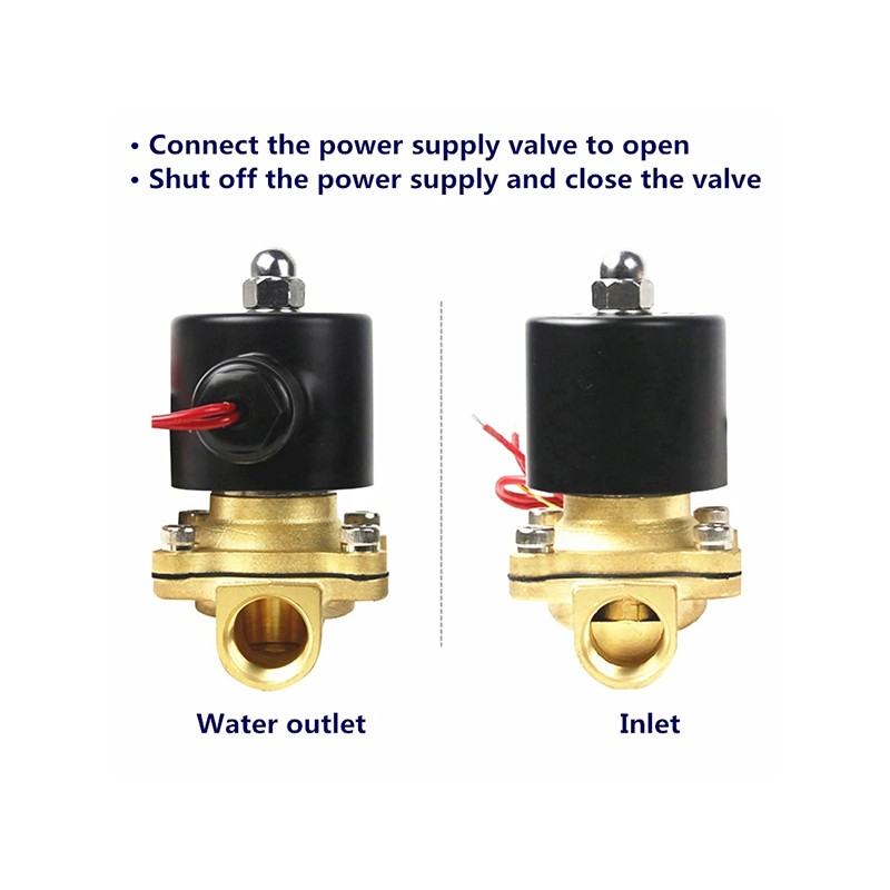 2 Way Solenoid Valve For Water 2W Series 2W160-15 Brass Electric Solenoid Valve Manufacturer